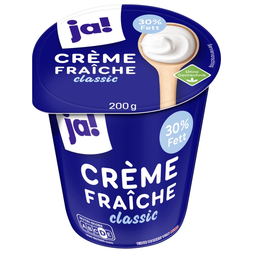 ja! Crème fraîche classic 30% Fett 200g